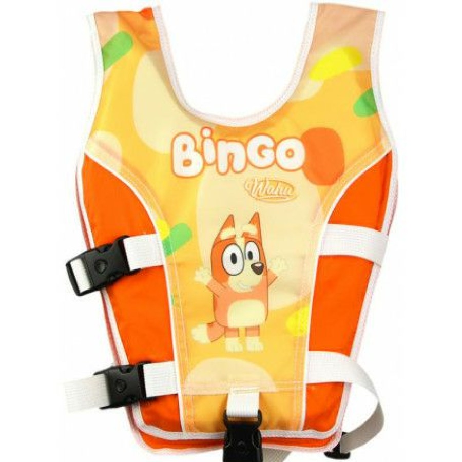 Discount Bluey Swim Vest Child Small 15-25Kg Bingo Orange | * Wholesale