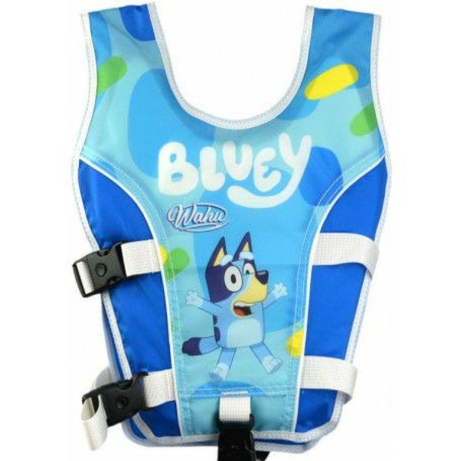 New Bluey Swim Vest Child Small 15-25Kg Blue | * Clearance