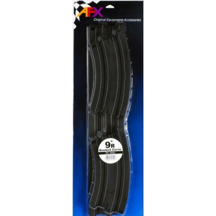 Hot Sale Afx Slot Cars Afx 9Inch 1/4R Banked Curve Set | * Best