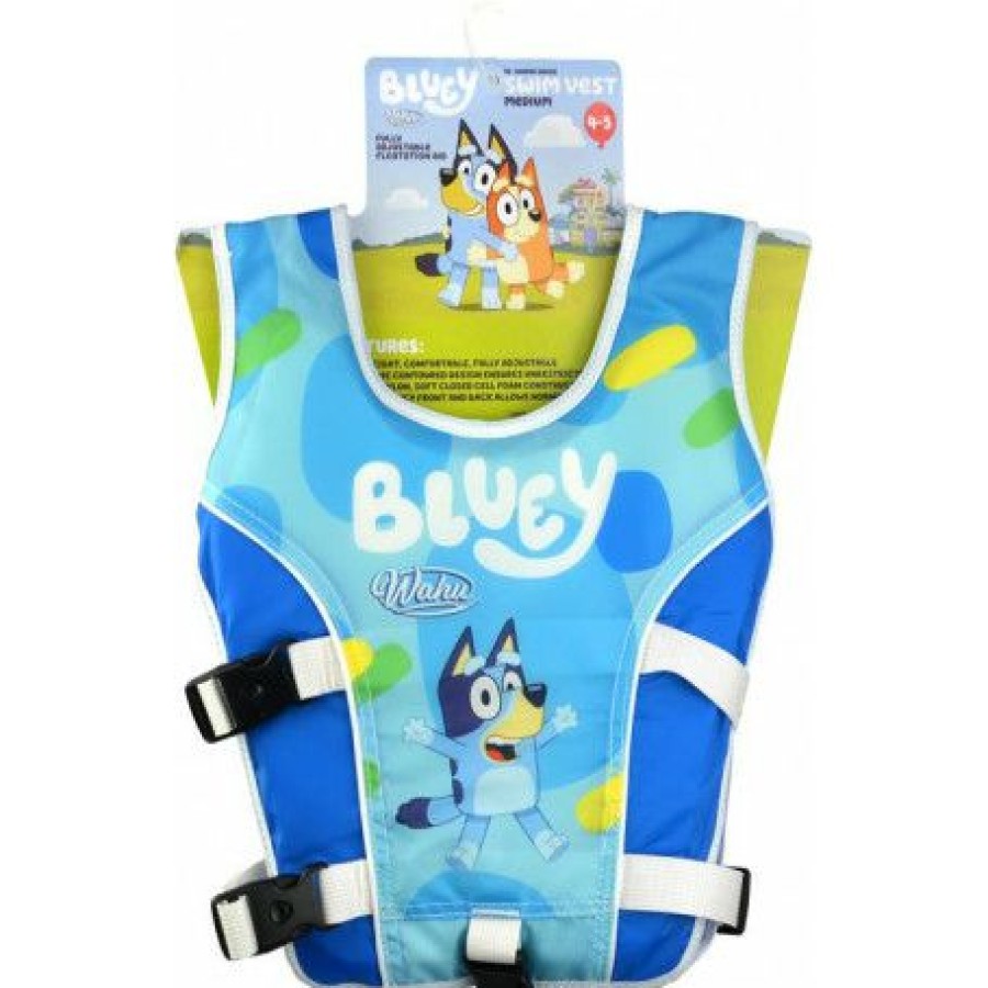 Deals Bluey Swim Vest Child Medium 25-30Kg Blue | * Online