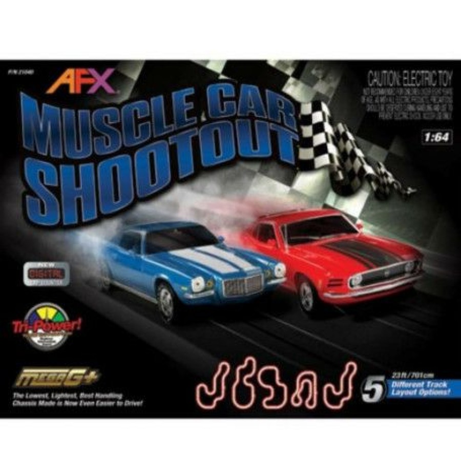 Coupon Afx Slot Cars Afx Muscle Car Shoot Out | * New