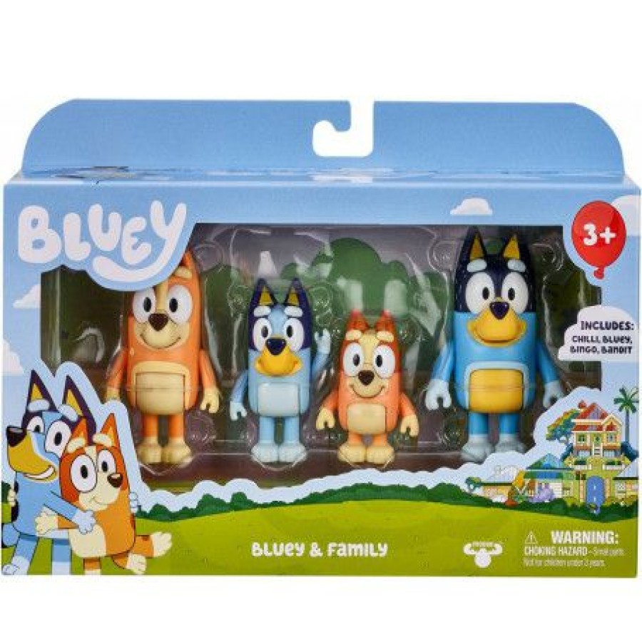 Top 10 Bluey S1 4 Pack Figurine Pack Assorted | * Clearance