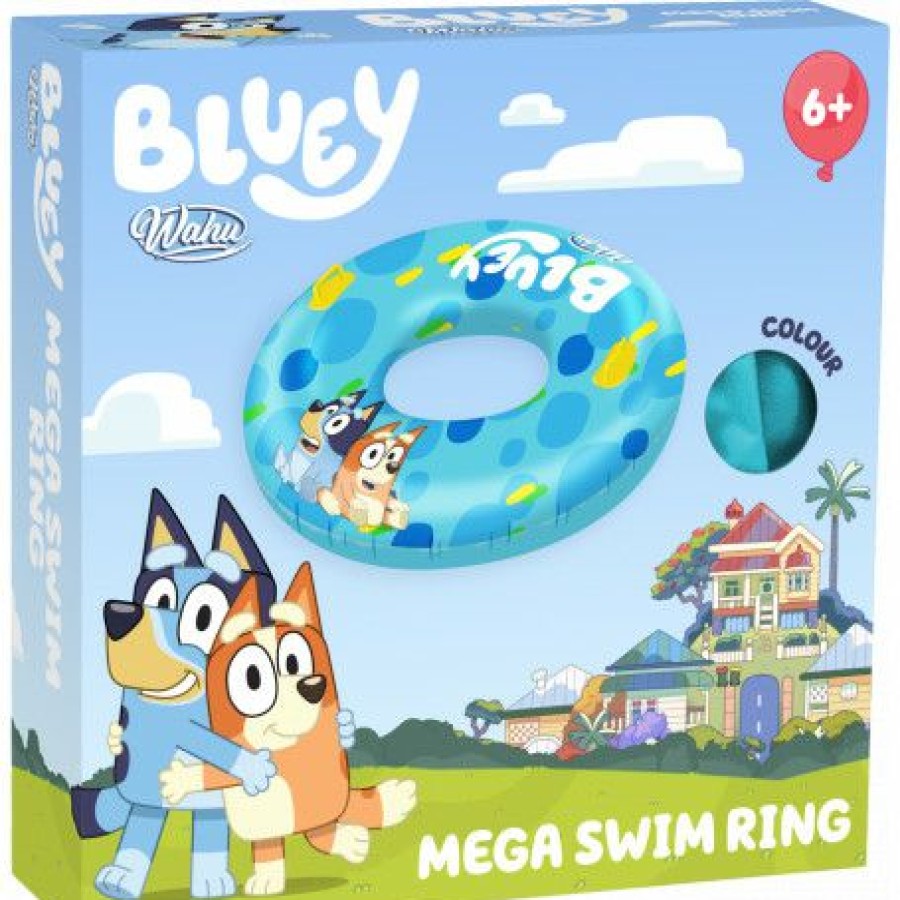 New Wahu Bluey Mega Swim Ring | * Hot