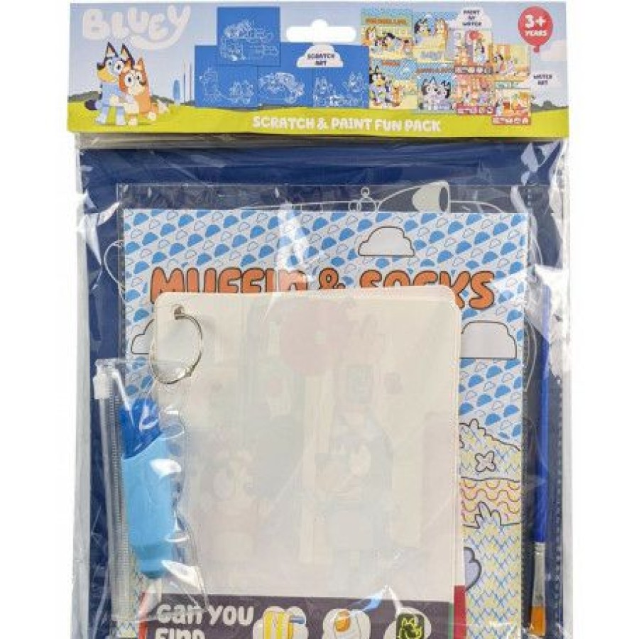 New Bluey Scratch & Paint Fun Pack | * Wholesale