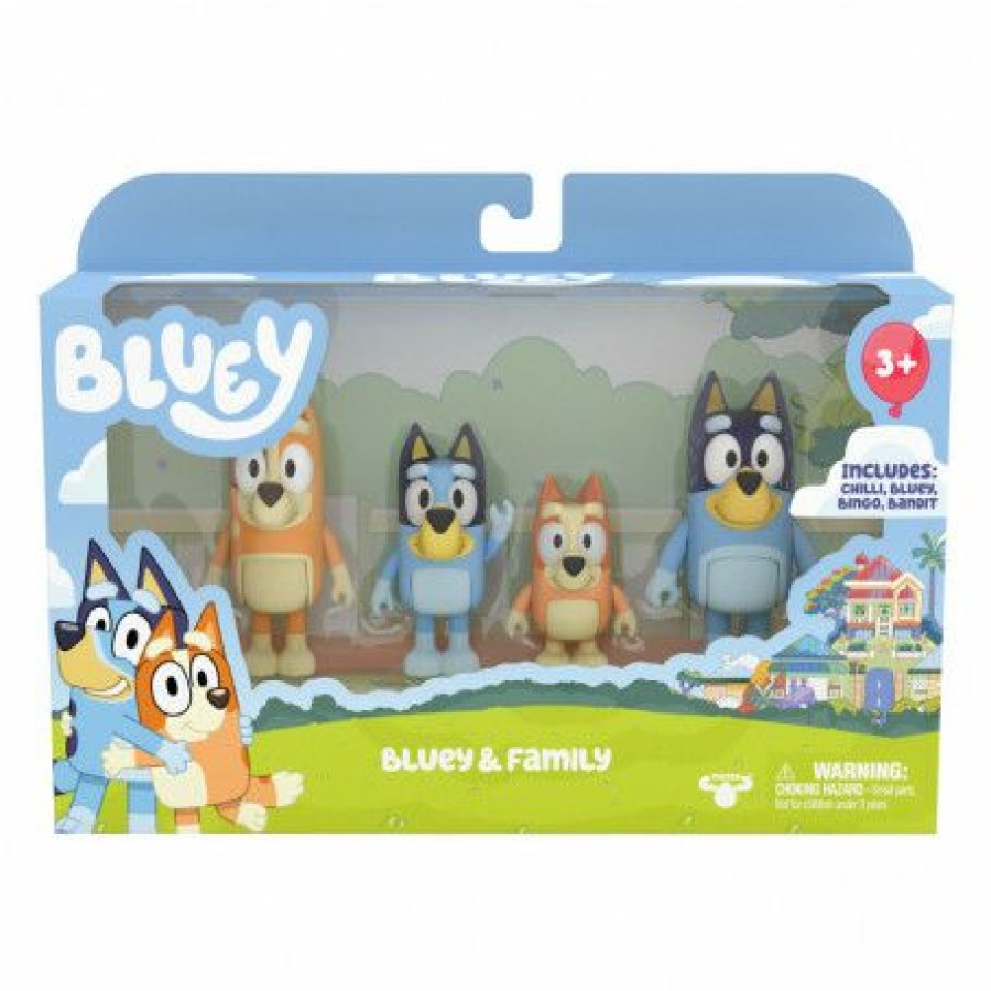 Discount Bluey S5 Figure 4 Pack Assorted | * Hot