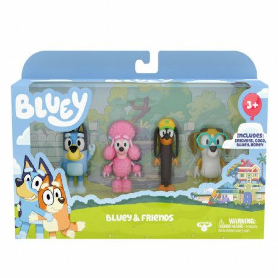 Discount Bluey S5 Figure 4 Pack Assorted | * Hot