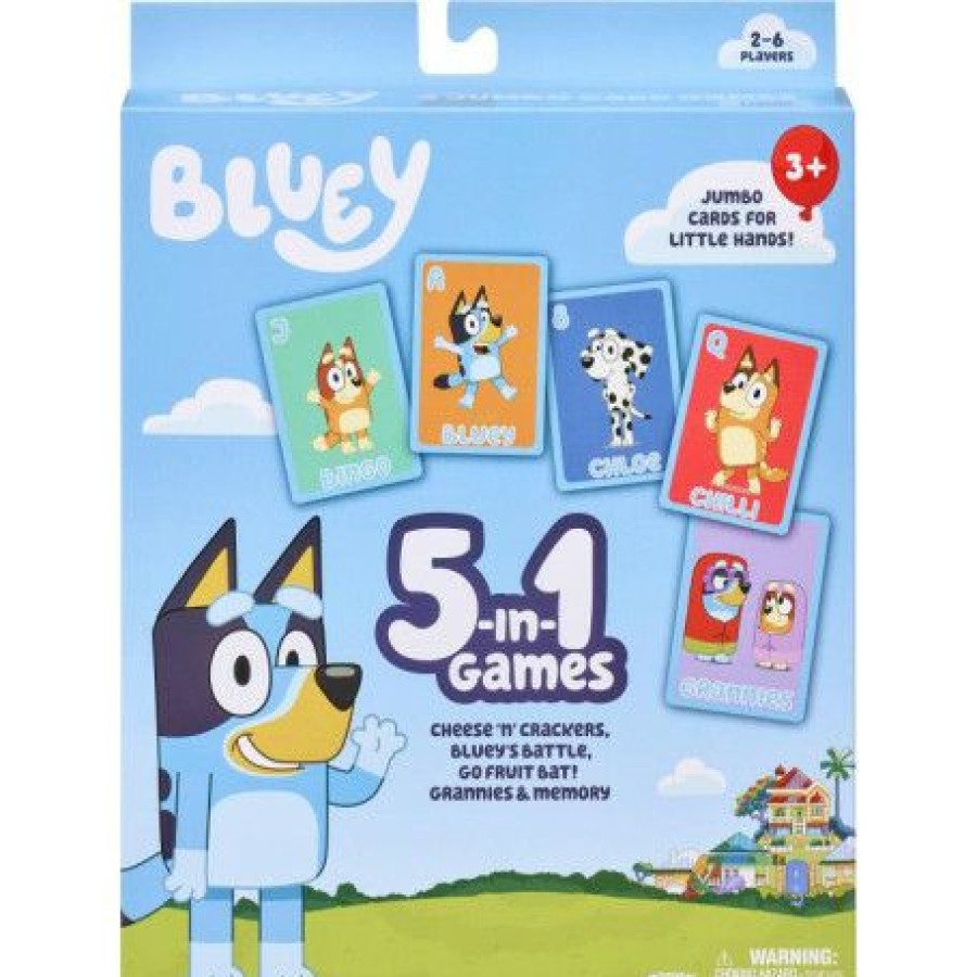 Wholesale Bluey 5 In 1 Card Game Set | * Best