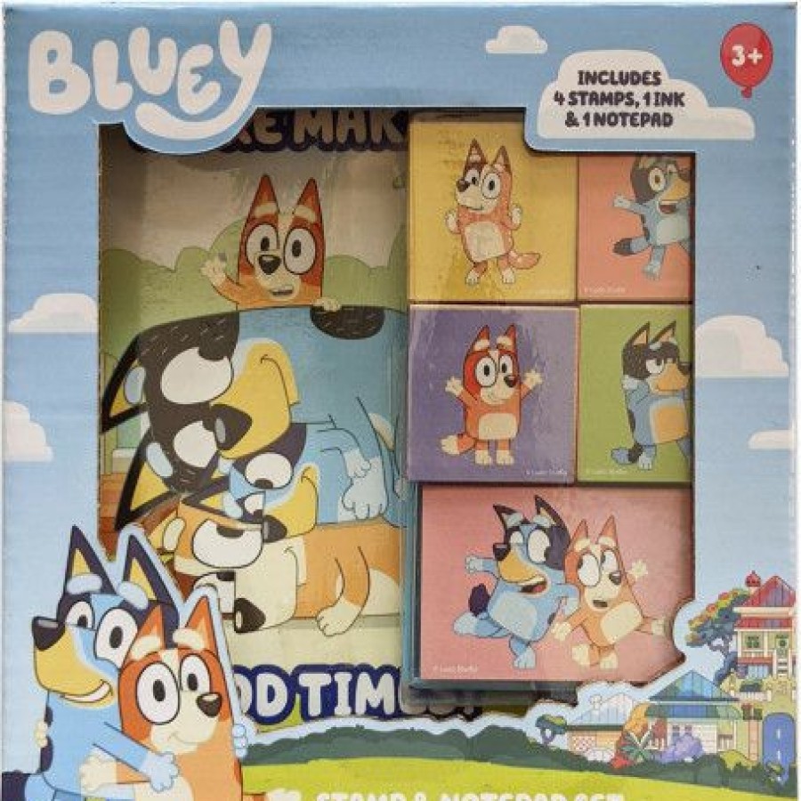 Top 10 Bluey Stamp & Note Pad Set | * Clearance